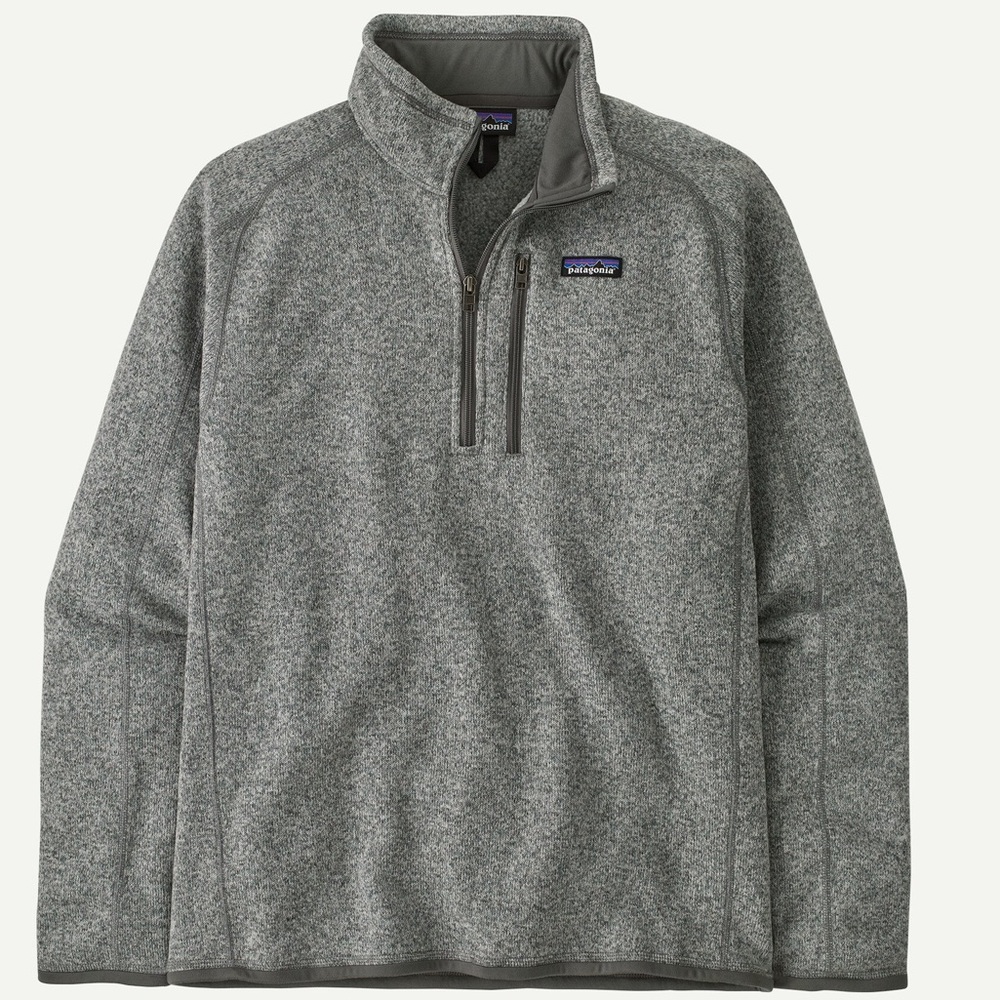 Patagonia Heathered Gray Fleece Pullover - Picture 3 of 4